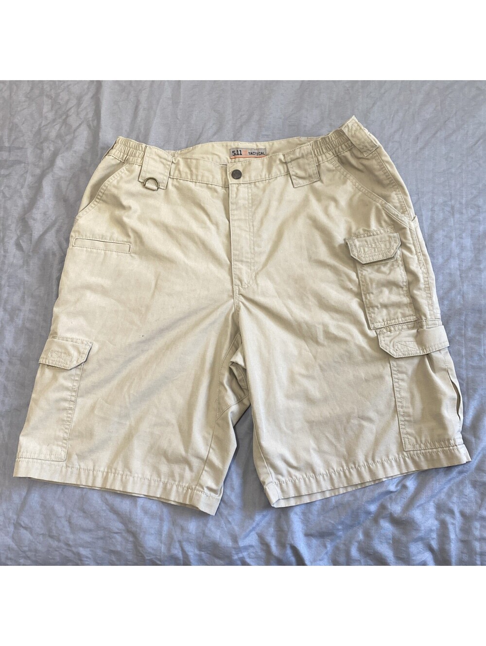 5.11 Tactical Tan Khaki Mens Size 36 Cargo Ripstop Shorts Utility Hiking Outdoor